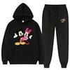 Customizable Pattern Hoodie Suits for Men and Women Disney Mickey Mouse Sweatshirts Autumn and Winter Warm Tops and Pants 1