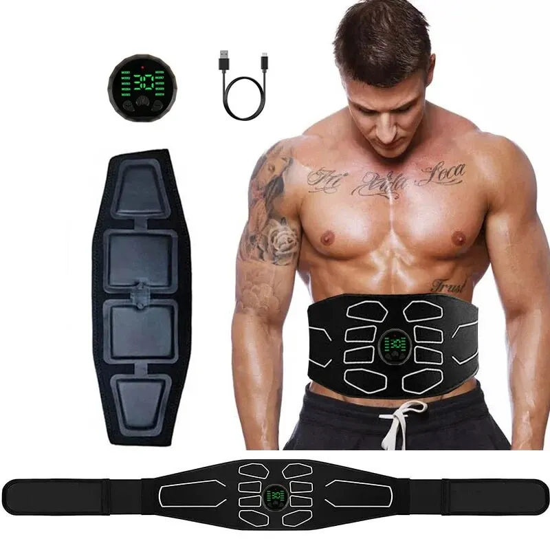 Elettrostimolatore Muscolare EMS Addominali Trainer,Cinghia Tonificante Addominale Con,ABS Stimolatore Addome/Braccio/Gambe/Waist/Glutei Massaggi-attrezzi Uomo/Donna - Foto 3