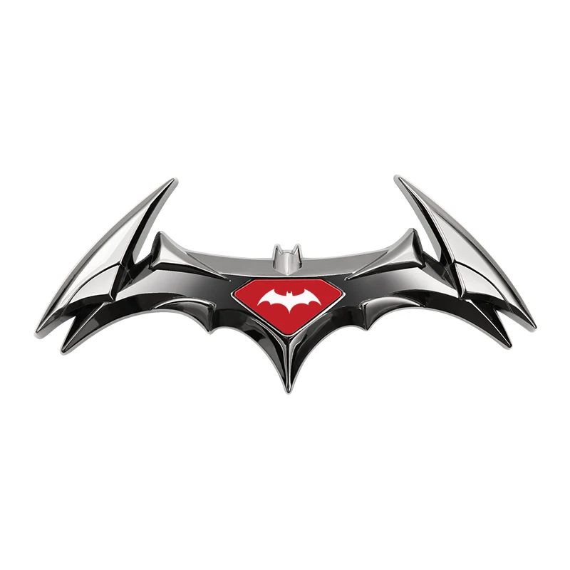 Metal Bat Logo Car Emblem Badge - Premium Auto Accessory Sticker