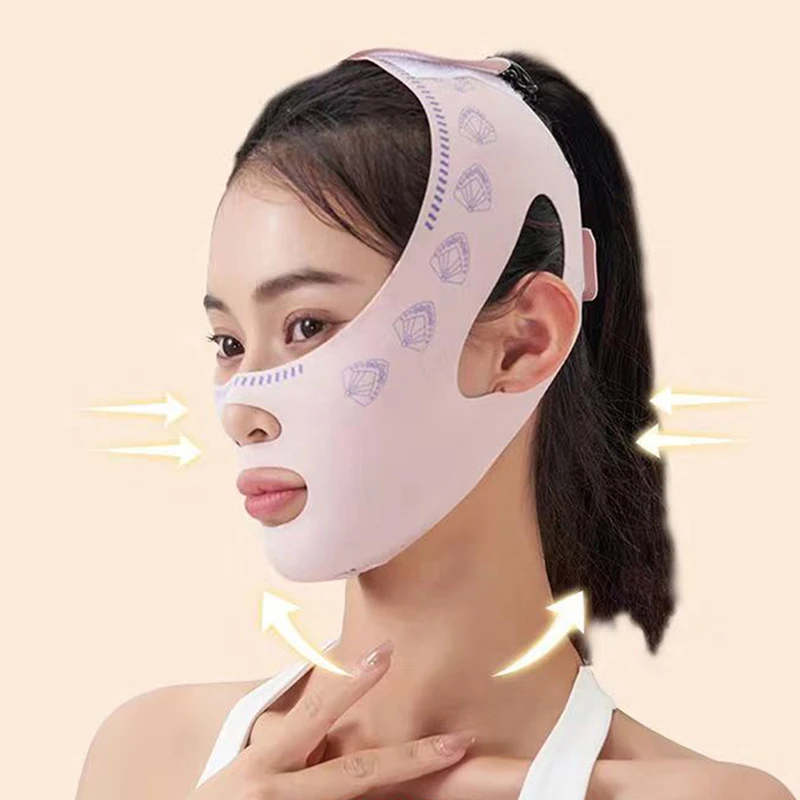 화화뉴 페이셜 리프팅 & 슬리밍 홈 페이스 리프트 밴드, 피부 탄력 및 윤곽 강화를 위한 휴대용 도구, 비침습적 뷰티 보조기구