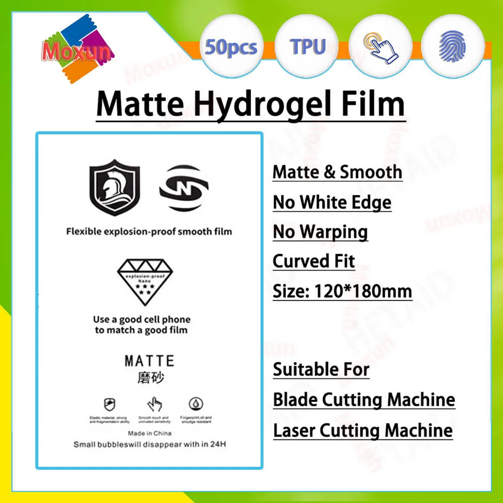 Hydrogel Film Hydrolic Sheet Cellphone Screen Protective Protect HD Matte for Hydrogel Plotter DIY Back Sticker Cutting Machine