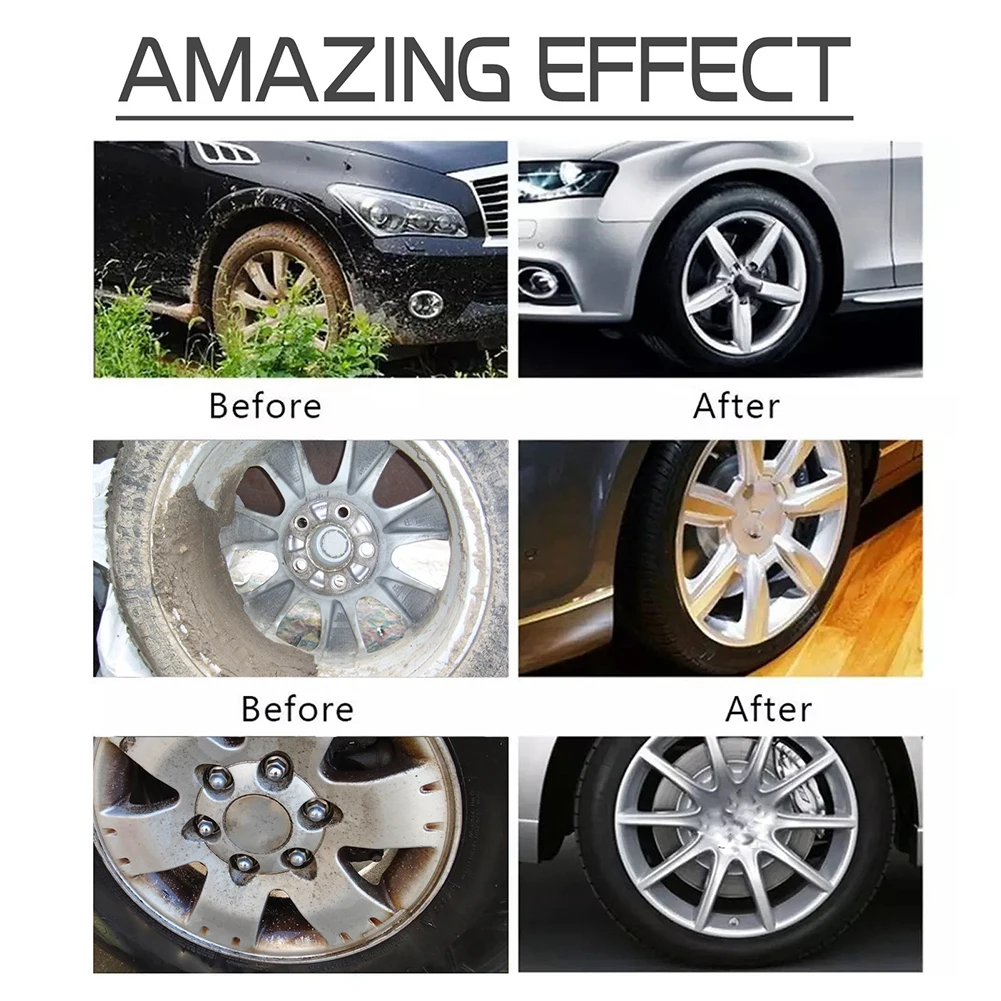 Tire rim cleaning tool 120ML Automobile Wheel Cleaner
