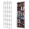24 Pockets Shoe Hanger Door Hanging Storage Space Organizer Rack Wall Storage Bag Closet Holder 1