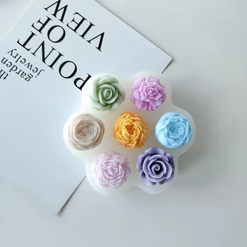 Mini Rose Candle Mold Set 1