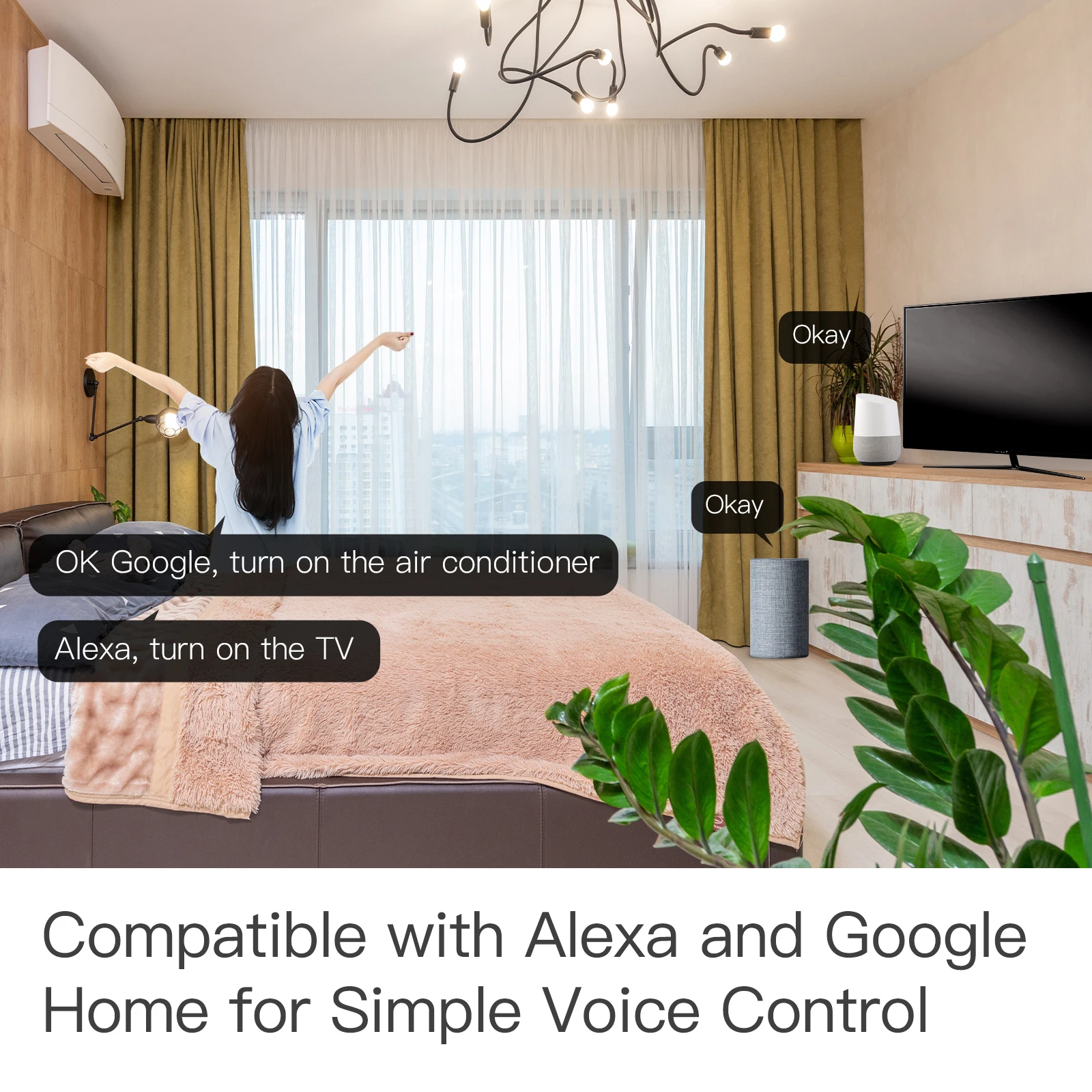 ZigBee Universal Infrared Remote Controller Works with Alexa Google Home Air Conditioner TV IR Remote for Smart Home