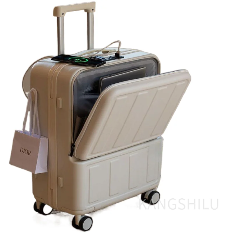 New fashion trunk it- inch travel suitcase with wheels carry-on suitcase roller luggage travel trolley case zipper