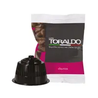 КОФЕ TORALDO |   Dolce Gusto * |   Избранный, поджаренный и обжаренный кофе в Италии. |   Эксellence Неаполитанского кофе (200 капсул, классическая смесь)
