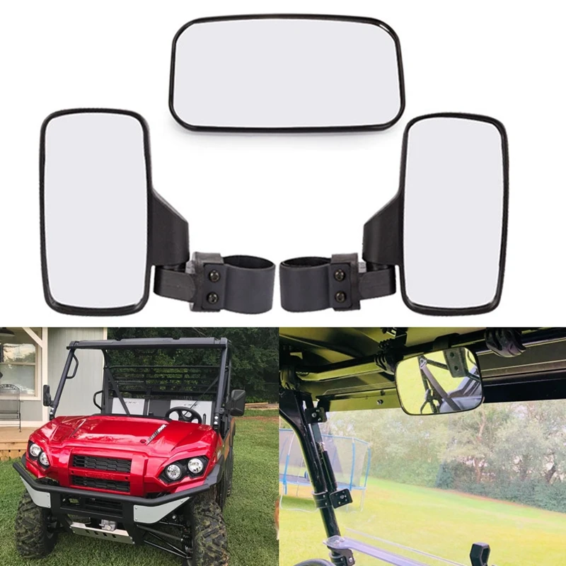 

NEW-1.75Inch -2Inch UTV Rearview Mirror Side Mirror Accessories Wide Rear View Racing Mirror For ATV Polaris Yamaha