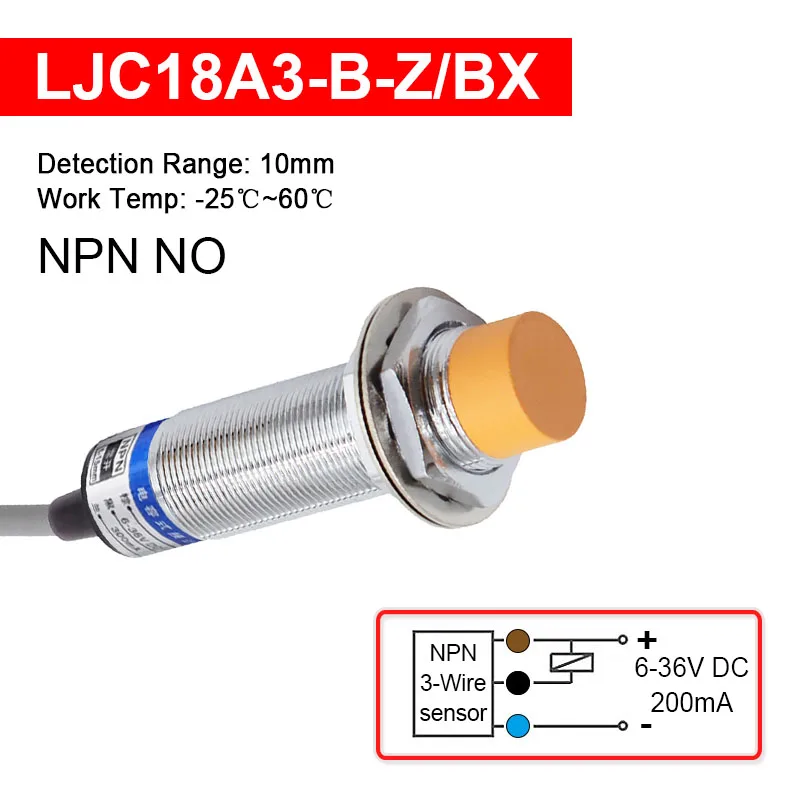 M18 Induktiver Näherungsschalter LJ18A3-5-Z/AX – Produktbild-Vorschau 3