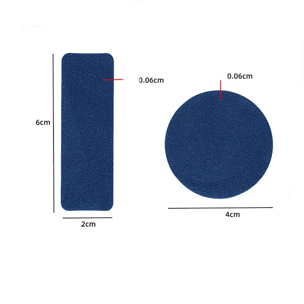 Replacement Self-Adhesive Shoe Repair Patch Universal Durable Heel Hole Pads Microfiber Leather Sneaker Repair Pads 6pcs