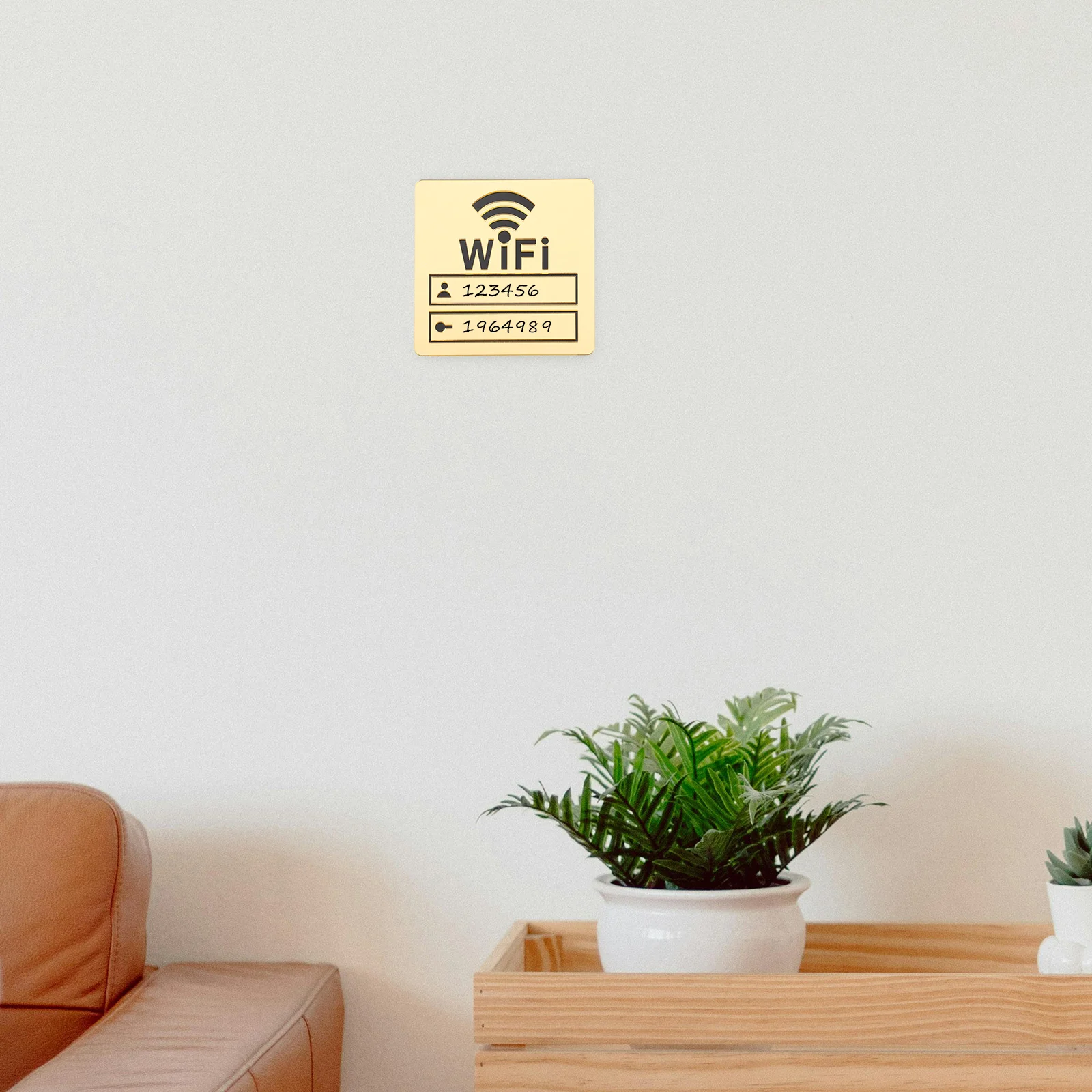 

Account and Password Wifi Sign Wireless Network The Office Decor Acrylic Signage Signs Coverage Hotel