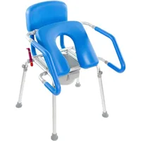 GentleBoost Uplift Raised Toilet Seat with Handles, Padded Bedside Commode Chair for Toilet Elderly,Handicap Assistance Products 2