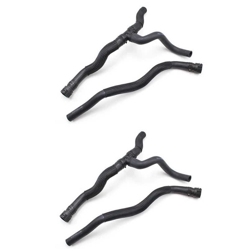 

Set Of 4 RADIATOR Three-Way Water Pipe Inlet & Outlet Hose For 10-15 Chevrolet Cruze 95390887 95390883 9075007 9075008