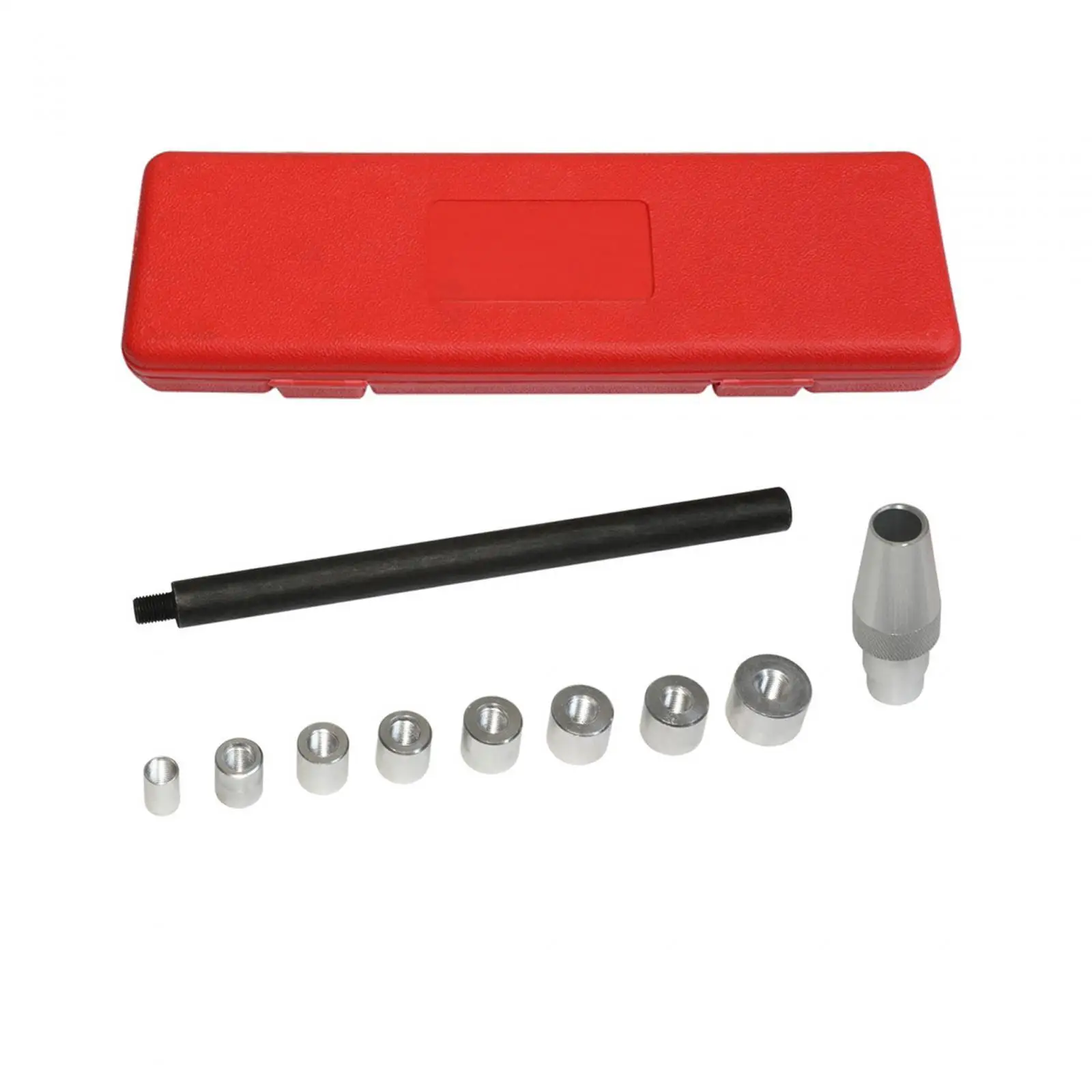 10개 클러치 정렬 교정기 도구 제거기 수리 도구 세트(휴대용 케이스 포함, 8가지 사이즈, 자동차 수리용)