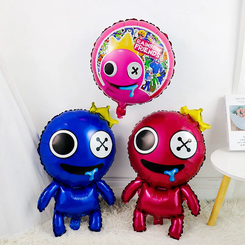Set 4 Palloncini In Alluminio A Forma Di Mongolfiera Con Animali: Decorazioni Per Compleanno Bambina