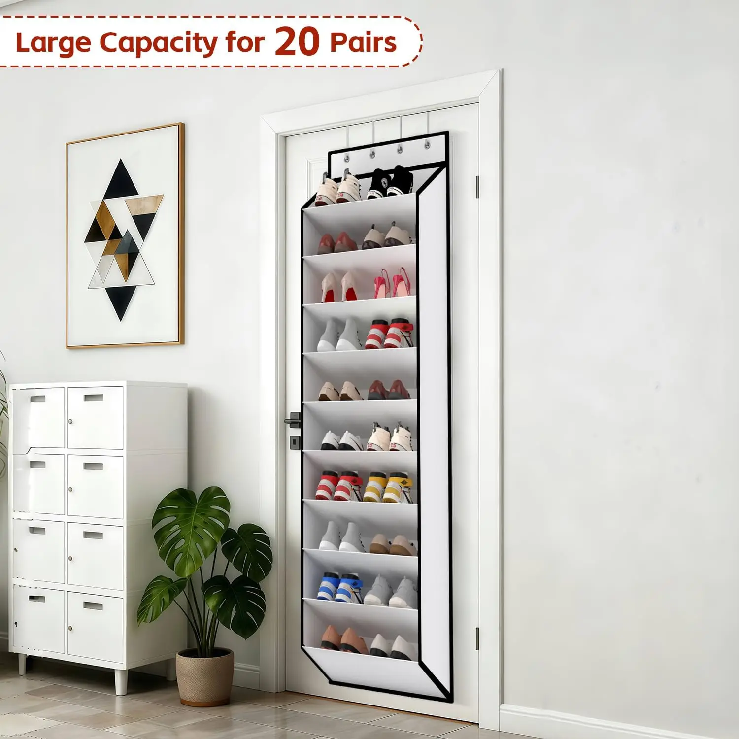 Zapatero Colgante para Puerta de 10 Niveles S06b07e6814d34e998fef88f8cdd3703e6