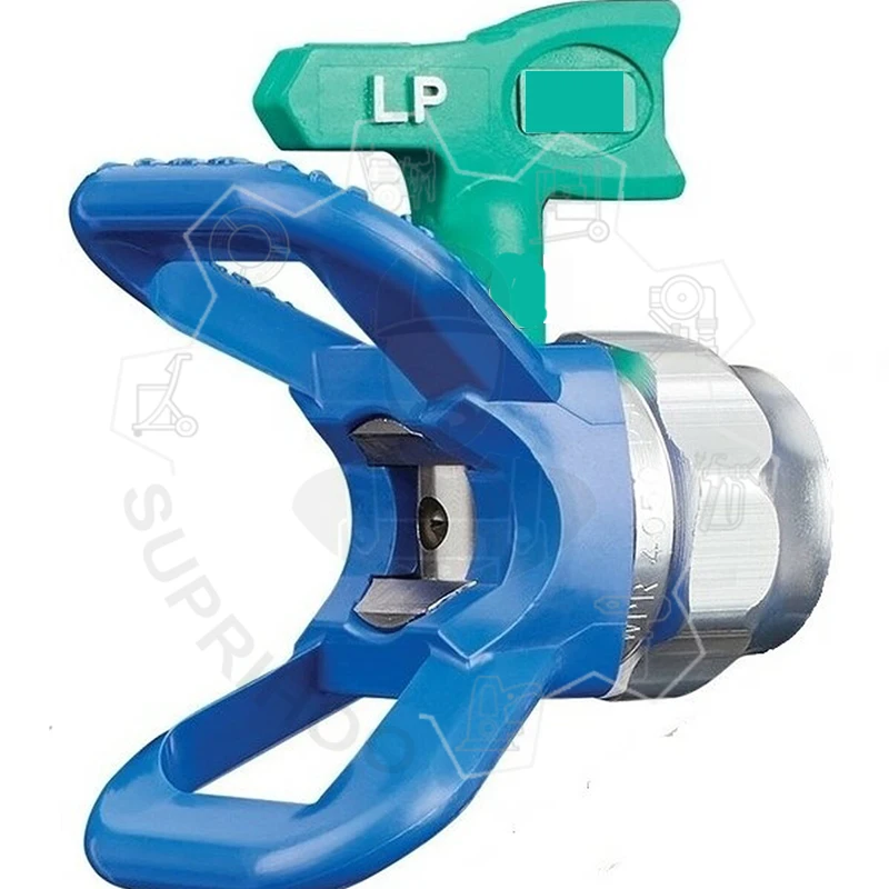Lp Set Airless Tips Ugello Serie 1-6 A Bassa Pressione Con Protezione Per Ugello 7/8 Per Titan/Wagner Airless Paint Spray Sprayer Gun Tools