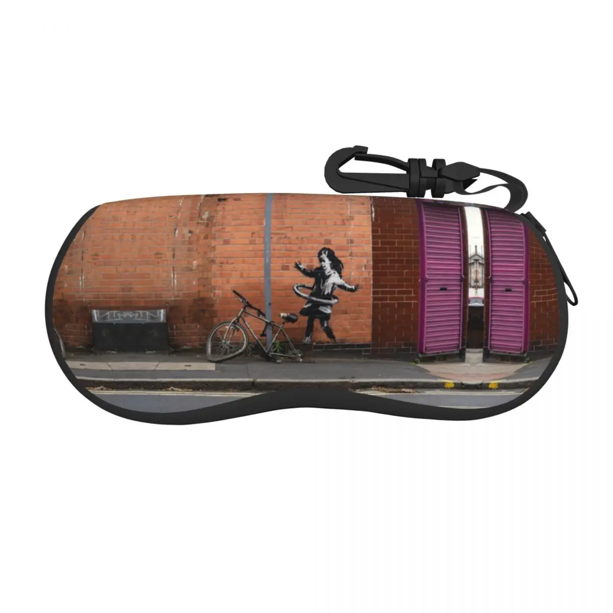 

Защитные чехлы для очков Banksy Hula, модные солнцезащитные очки, искусство на улице, Чехол для очков с граффити