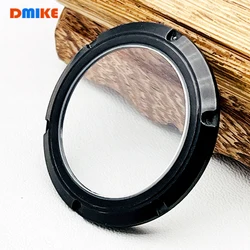 Transparent Watch Case Back Cover for Turtle, Tuna, and Samurai Styles (Black Case Back)