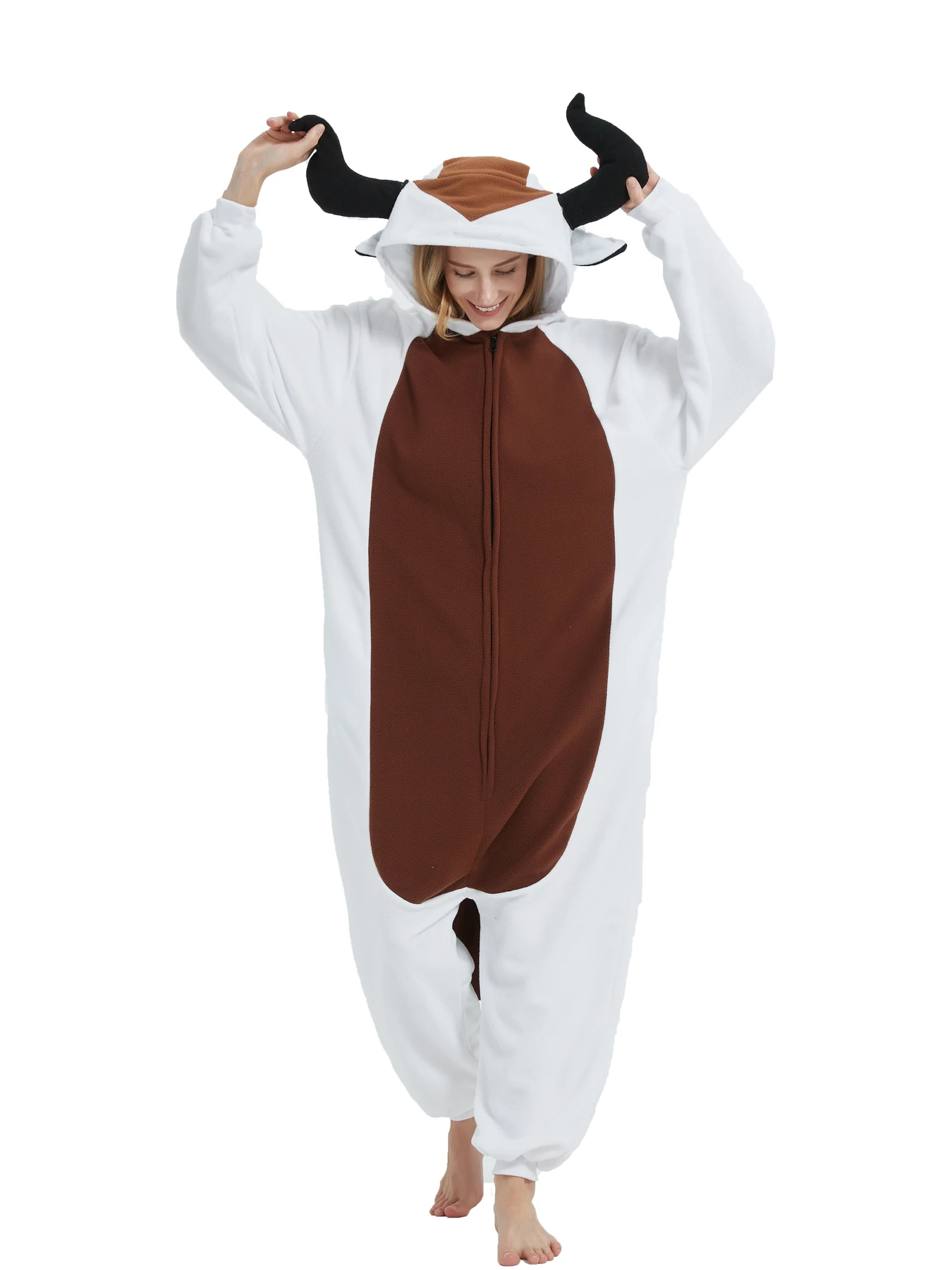 Appa Cosplay Kigurumi Pajamas Onesies Super Large Anime Cow Movie Cartoon Male Adult Christmas