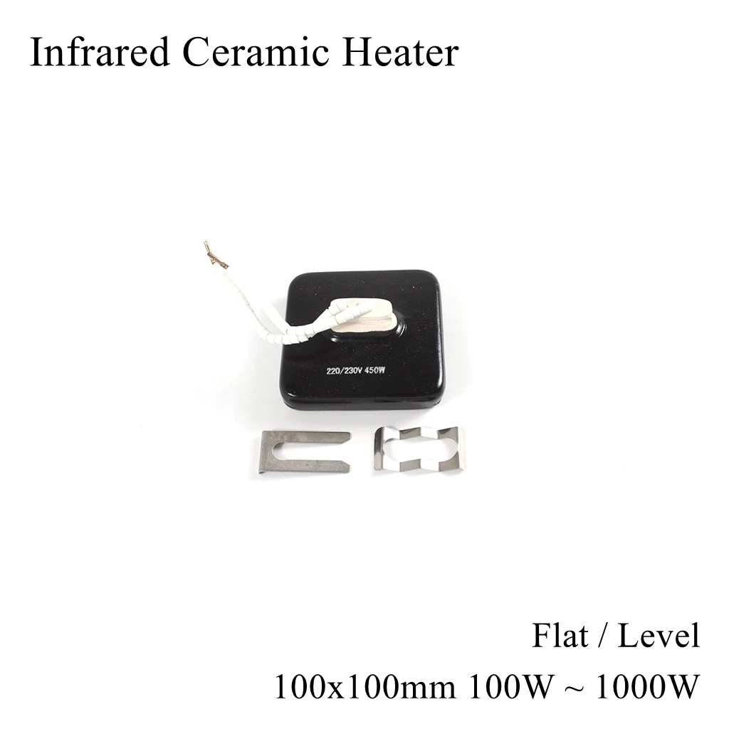 100x100mm 220V IR Infrared Ceramic Heater Air Heating Flat Level Plate  Brick Board Top Bottom BGA Rework Station Soldering 100mm - AliExpress