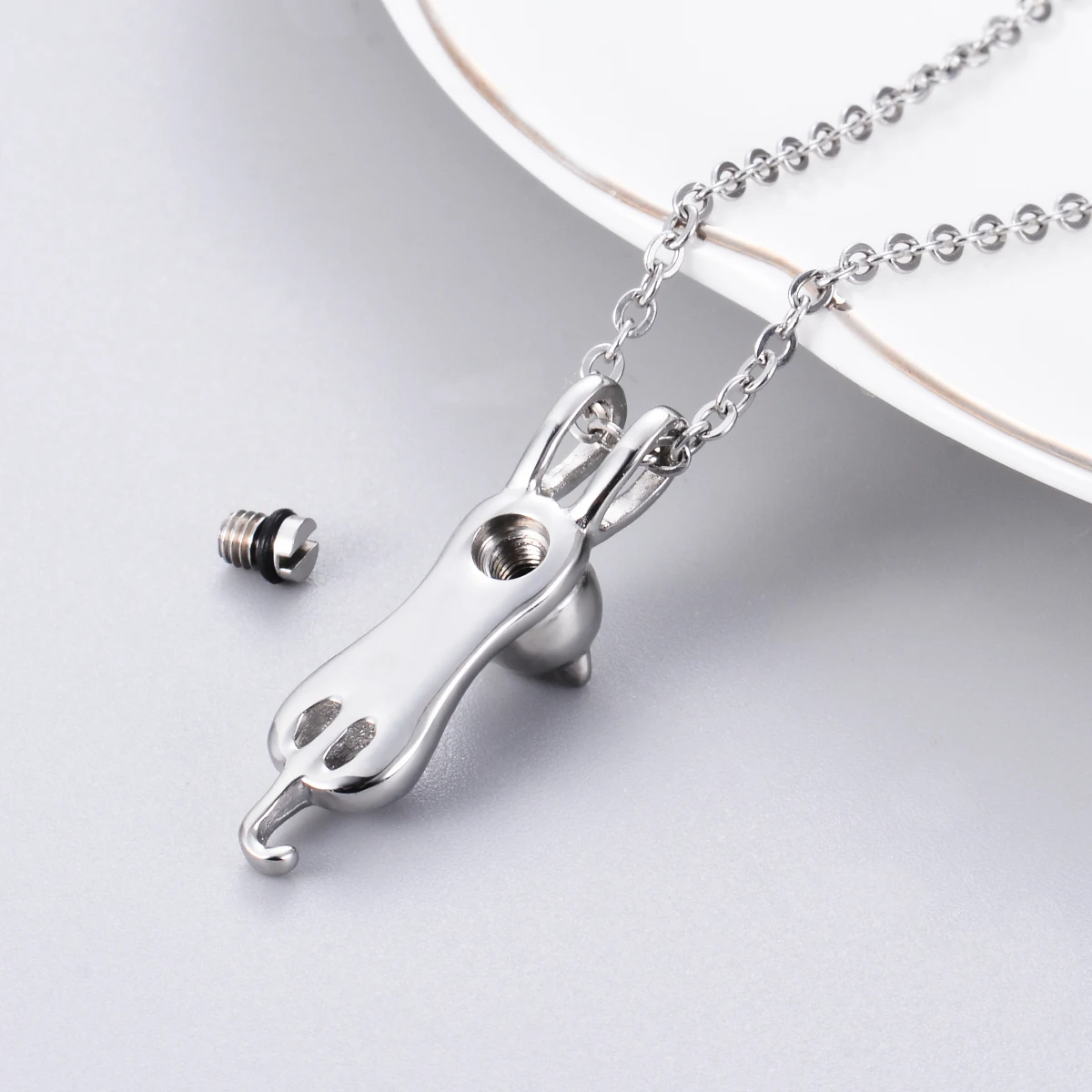 Black Cat Memorial Necklace 3