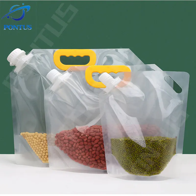 Cereals Storage Bags Stand Up Rice packaging bag moisture-proof