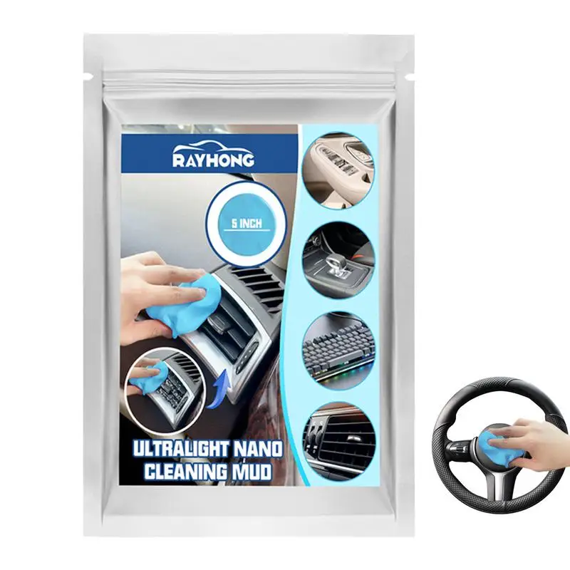 

Car Dust Clean Mud Portable Car Interior Detailing Gel Multifunctional Keyboard Cleaner Gel Car Cleaning Mud Auto Supplies