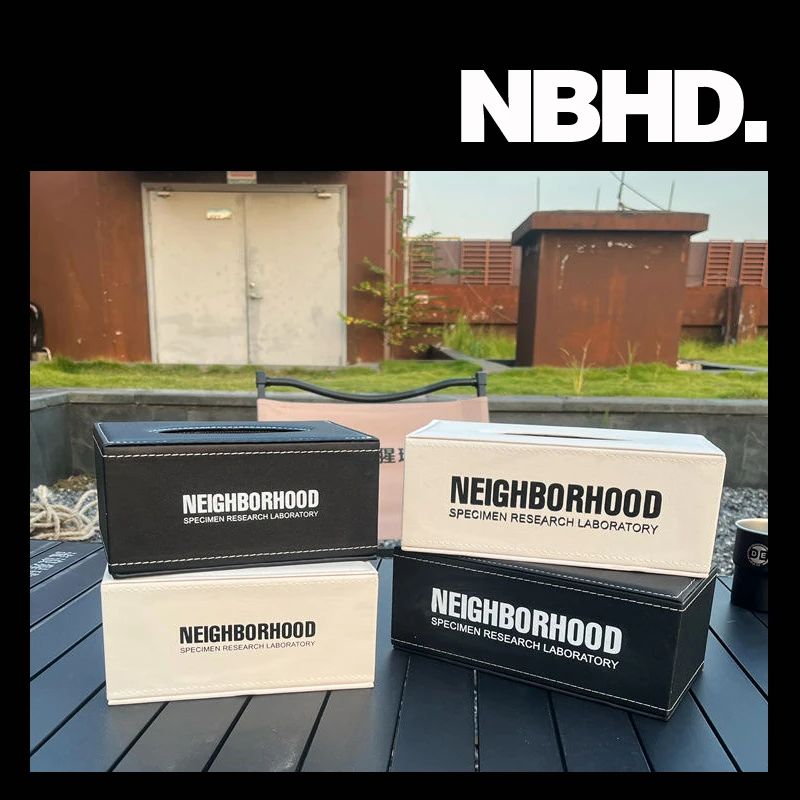 

NBHD-Retro Leather Storage Box, Personalized, Creative, Retro, Home, Living Room, Desktop, Coffee Table, Tissue, Simple