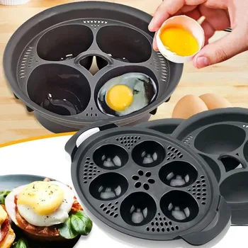 4/5/6 in1 Egg Boiler Thermomix TM5 TM6 TM31 Eggs Poachers Eggs Cooker Tool Eggs Steamer Mold Kitchen Baking Mould Cooking Utens