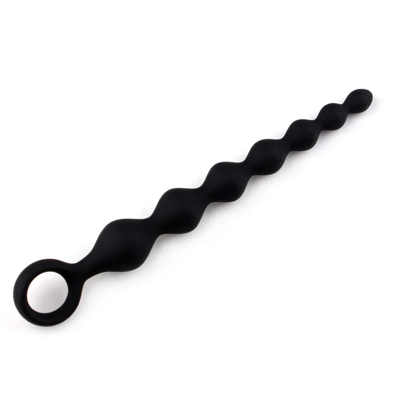 Anal Beads Silicone Prostate Stimulator And Butt Plug For Adults_voghion.com