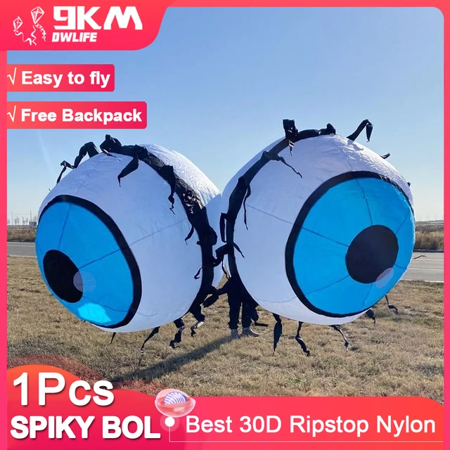 9KM 1Pcs Bol Kite Line Laundry Soft Inflatable Pendant Show Kite for Kite  Festival 30D Ripstop Nylon Fabric with Bag - AliExpress