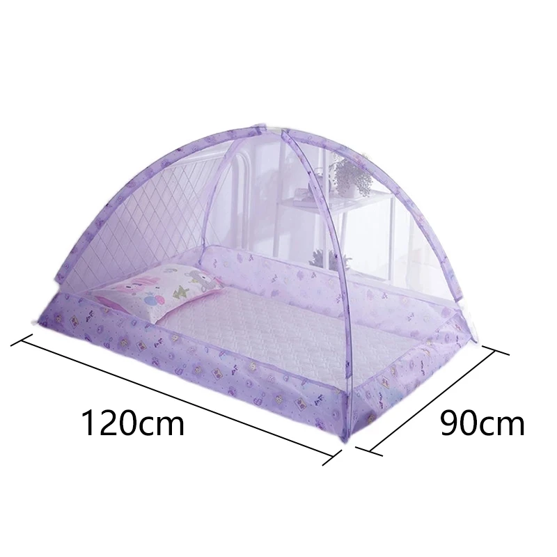 Crib Mosquito Net Children's Mosquito Net Bed Baby Dome Free Installation Portable Foldable Babies Beds Children Play Tent