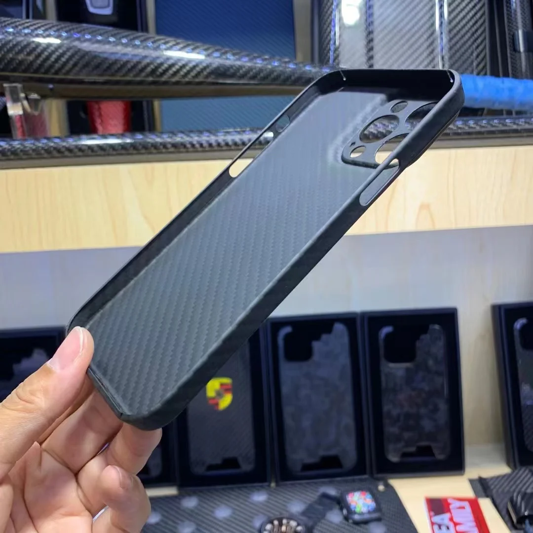 Real Carbon Fiber Phone Case For iPhone 13 Pro Max Matte Aramid fiber Ultra-thin for iphone 13 Mini Wrap Camera Protection Cover cute iphone 11 Pro Max cases