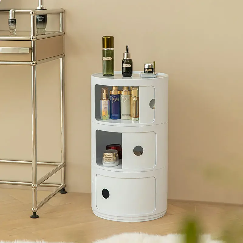 

Nightstand Cylindrical Locker Mini Nordic Modern Storage Cabinet Creative Living Room Sofa Bedroom Furniture