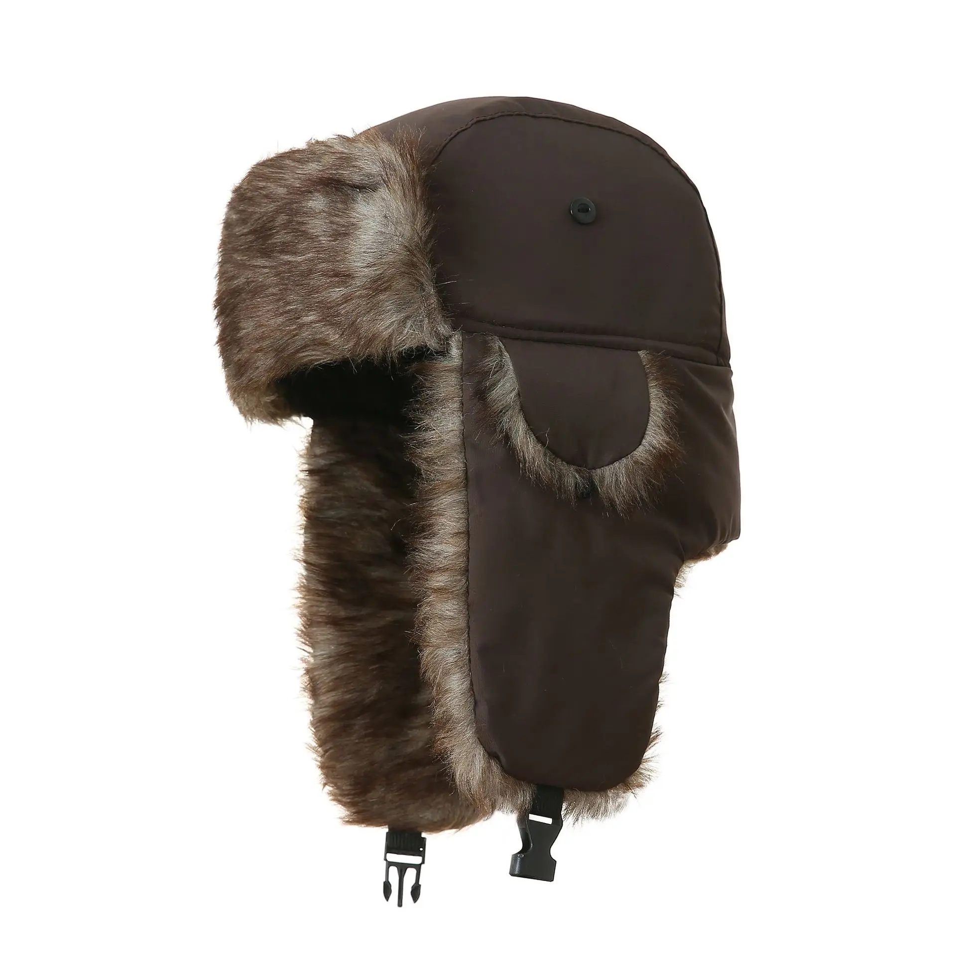Mens Women Unisex Warm Trapper Aviator Trooper Earflap Winter Hat Faux Fur,earflap hat