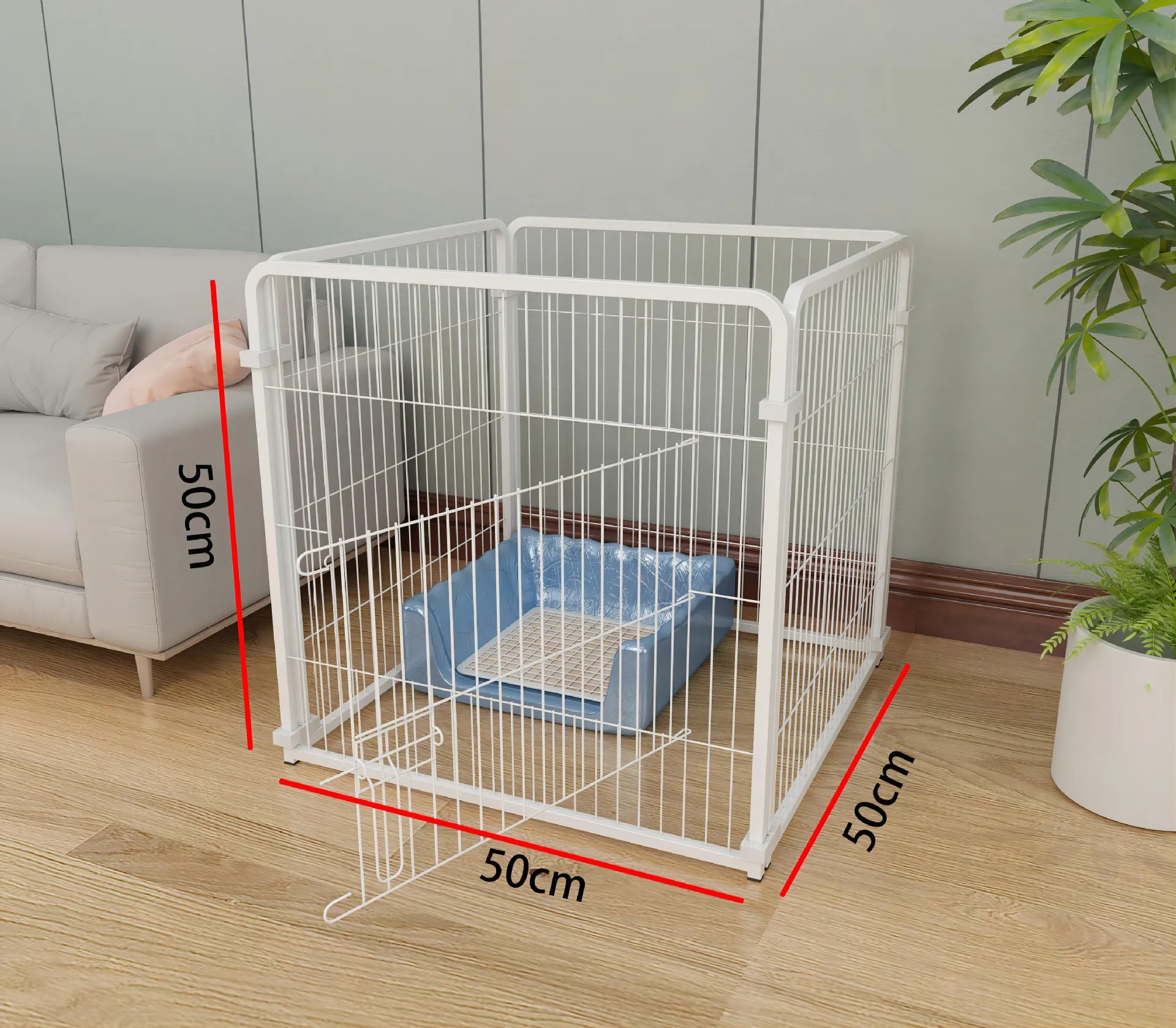Recinti per Gatti e Cani, Gabbie per Animali Domestici da Interno, da Piccoli a Grandi Animali, Combinabili Liberamente per Addestramento e Isolamento - immagine 6