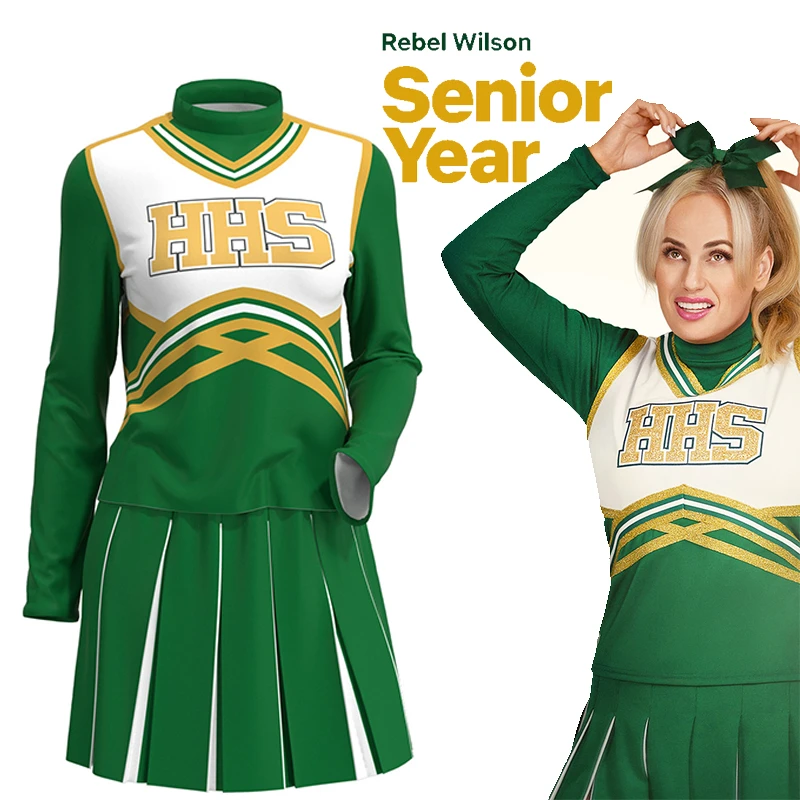New Senior Year Movie Rebel Wilson Hhs Cheerleader Costume High School