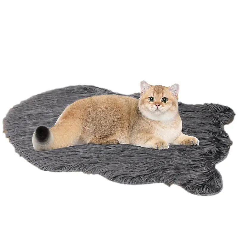 WarmDogSleepingPadPetBedPlushMatForSleepingPortableNonslip