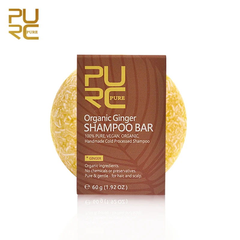 PURC Hair Shampoo Ginger Shampoo Bar Smoothing Conditioner Scalp Treatment Hair Care hair shampoo