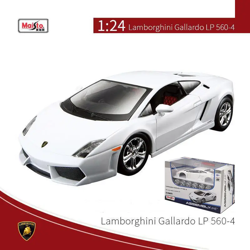 

Maisto Assembly Version 1:24 Lamborghini Gallardo LP560-4 Alloy Sports Car Model Diecast Metal Toy Race Car Model Childrens Gift
