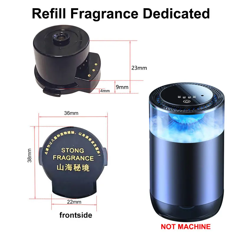 Refill Fragrance for Car Air Freshener Diffuser Accessory Dedicated Supplement Liquid Essential Oil Perfume Specified 1 Refill Fragrance for Car Air Freshener Diffuser Accessory Dedicated Supplement Liquid Essential Oil Perfume Specified 1