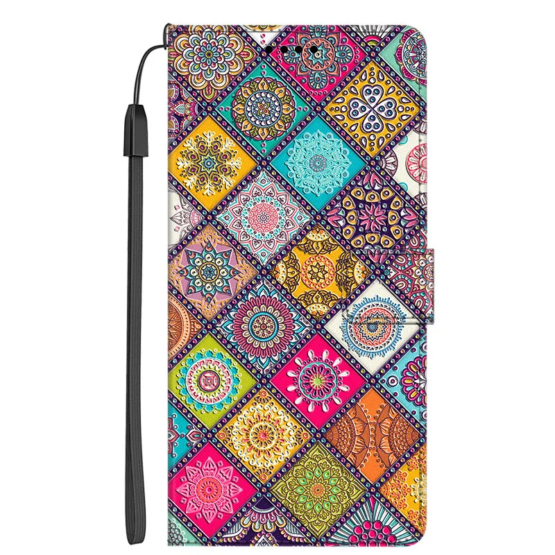 Leather Flip Case - Shockproof Magnetic Wallet Book Cover
