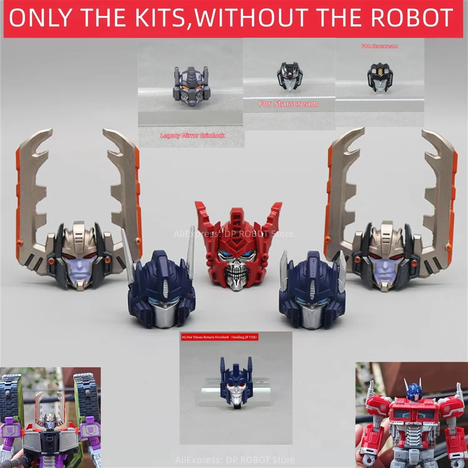 Kit Upgrade 3D Fai Da Te Testa E Spada Per Age Of The Primes Prima Prime – Resina