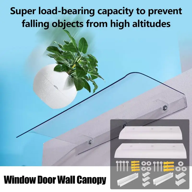 Wall Mounted Window Canopy Front Door Canopy Window Awning Cover Outdoor window awning