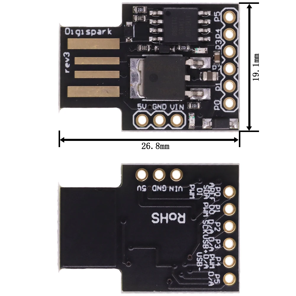 Digispark Kickstarter ATTINY85 Arduino General Micro USB Development B –  eElectronicParts