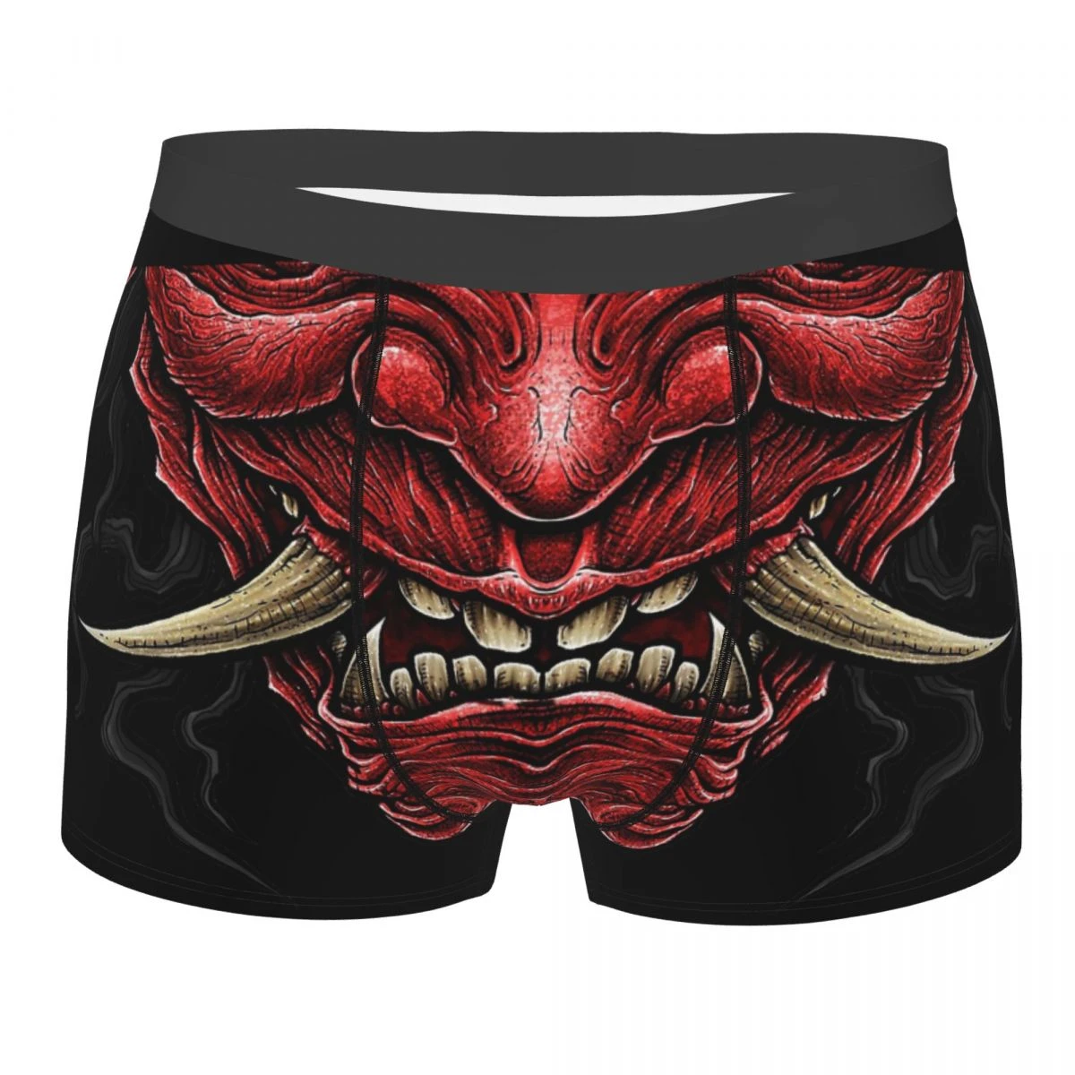 polyester boxers Man Winya No. 146 Underwear Hannya Japan Kabuki Mythology Oni Red Samurai Boxer Briefs Shorts Panties Homme Underpants men underwear types