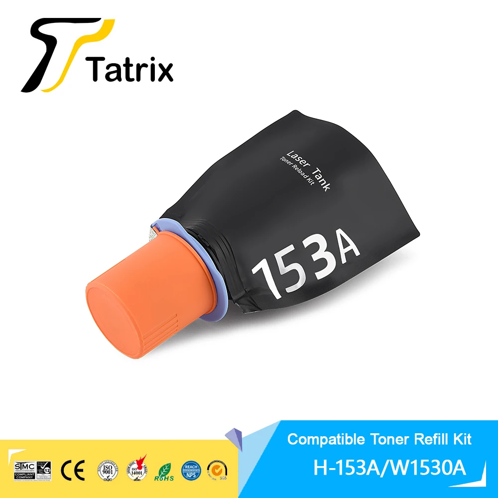 Ink Cartridge Toner Cartridge Replacement Tatrix W1530X W1530A toner 153A 153X T Premium Compatible Toner Reload for HP LaserJet Tank 1504/2504 MFP 1604W 2604SDW Printer