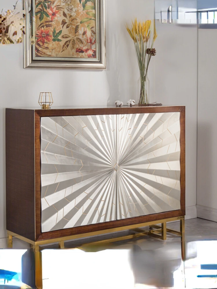 

Light Luxury Post-Modern Sideboard Cabinet New Classical Multi-Functional Storage Cabinet Tea Cabinet