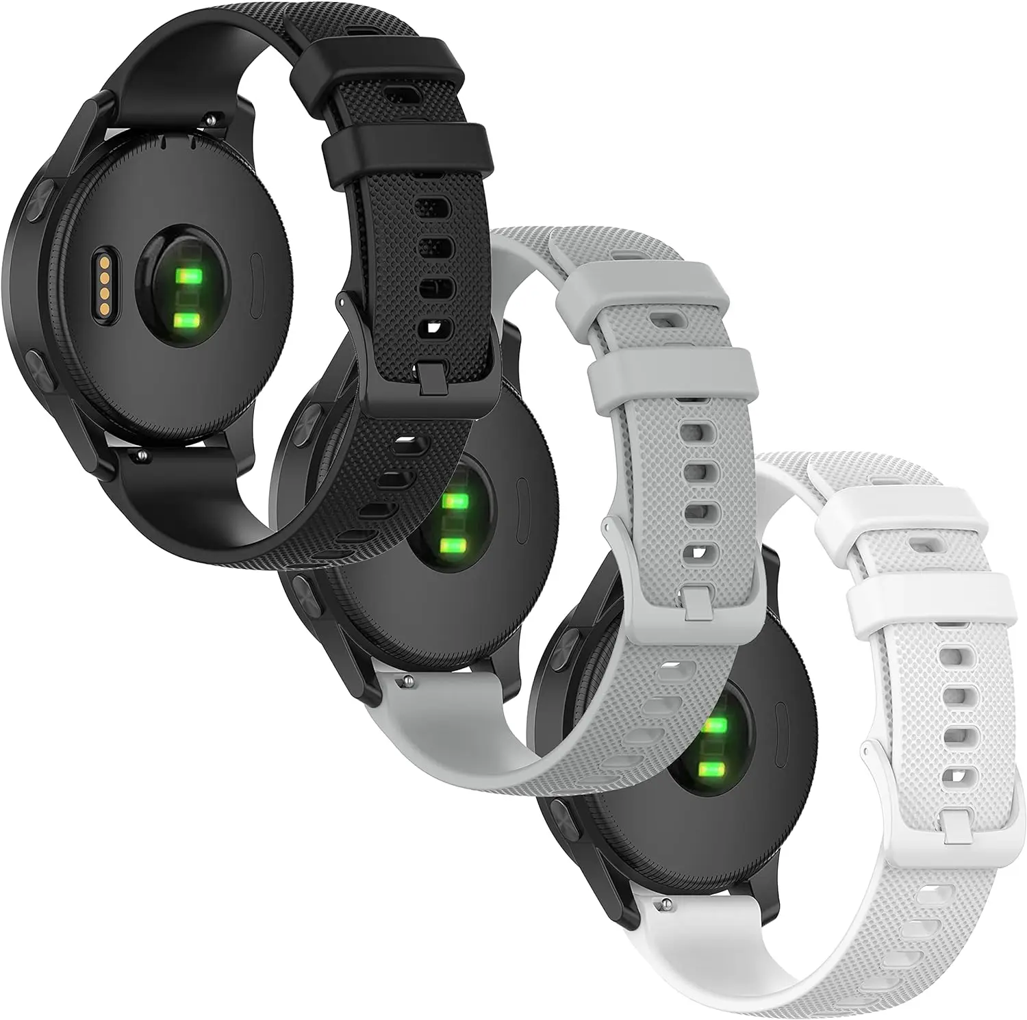 Premium Silicone Replacement Watchband - Adjustable & Durable Strap